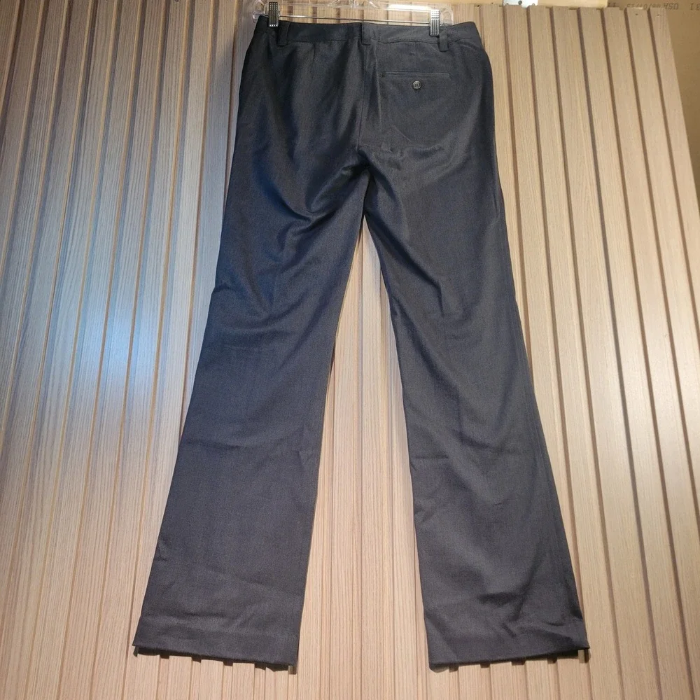 Lauren Ralph Lauren Adelle Gray Straight Leg Dress Pants Womens 6 Charcoal Twill